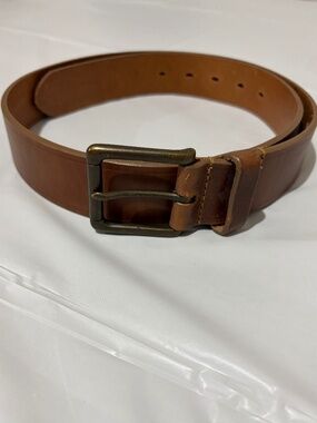 Allen Edmonds Selway Waxy Leather belt 36/91 Tan